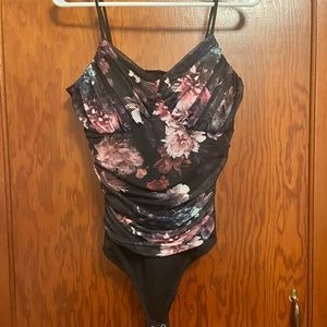 Floral body suit
